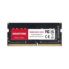 메모리 노트북 전용 DDR4GIGASTONE 16GBx1장 DDR4 3200MHz 2933MHz or 2666MHz PC4-25600