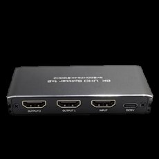 돌비 비전 애트모스 ALLM HDR UHD VRR 8K 60Hz HDMI 스플리터 1 인 2 아웃 4K 120Hz 1x2 지지대 PS5 4 XBox TV용, 1) 8k 1x2 - EU Plug US  Plug, 1개