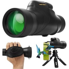 파스크론 단안경 12x50 PX7 방수 BAK4 FMC ED 질소 충전 휴대폰 어댑터 삼각대 손목끈 포함 (1미터 이하 잠수 가능 30분 동안 누수 없음)