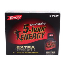 5-hour ENERGY 能量補充飲 57ml, 漿果, 6件