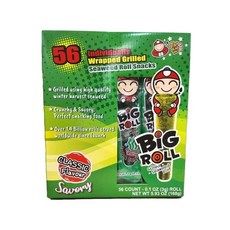 타오케노이 빅롤 김스낵 3g x 56개입 대용량 태국과자, 56개