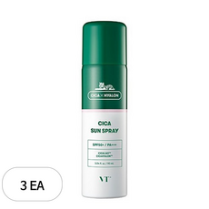 브이티코스메틱 시카 선 스프레이 SPF50+ PA+++, 90ml, 3개