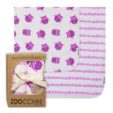 ZOOCCHiNi 多功能純棉包巾車用毯 (2入)