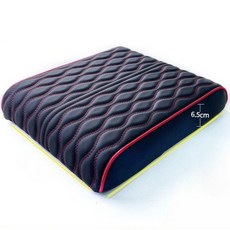 베베어스 차량용 자동차 특대형 콘솔쿠션 포터2 봉고3 팔걸이 쿠션 차량용품, 특대형블랙레드