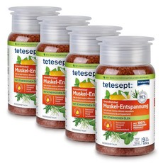 테테셉트 바스 솔트 머슬 릴렉션 입욕제 600g X4