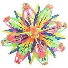 魔術伸縮球 開花球 變形球 兒童玩具 拋接球 手抓開花球, 彩色, 1個