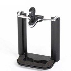 검은색 삼각대 핸드폰 고정 홀더 거치대 폰 촬영 셀카봉 미니 휴대폰 아이폰 삼성 갤럭시 모바일 악세사리 디지털 선물 다기능 다용도 촬영용 장비 스튜디오 휴대 고정 받침대 스탠드, 1개