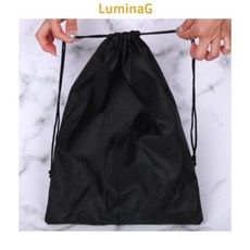 스트링 파우치 조리개 30x 40 블랙 복주머니 보관가방, 1개