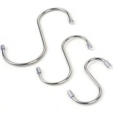 다수랜드 S자 고리 욕실압축봉고리세트, 중