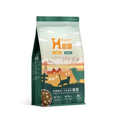 Hyperr超躍 無穀飼料MIX凍乾 貓咪 雞肉羊肉 全齡貓, 糧食, 2kg, 1個