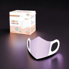 友你*康匠 兒童立體彈性棉口罩 (慵懶貓 羅伯兎 甜點車車), 兒童立體紫色-彈性棉, 1個, 50片