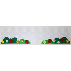 미니꽃울타리 펠트 환경꾸미기 환경조화 소품 교실꾸미기, 1개