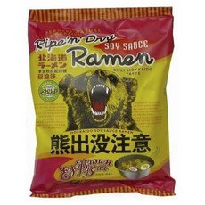 FujiwaraSeimen 熊出沒注意醬油拉麵 112g, 20包