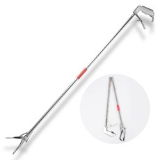 앙플러스 다용도 접이식 해루질 장비 악어 집게, 1개, 150cm