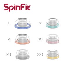 SpinFit Aura Fine 矽膠耳塞, 矽膠, 1個