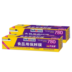 【JOJO】Lestco樂事多美式保鮮膜780尺長(2入組) 超長保鮮，經濟實惠，適用於冰箱冷藏冷凍，確保食材新鮮, 2個, 247m