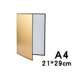 GXS拍照道具三合一補光板 反光板 補光板 背景版 輕巧便攜 專業補光效果, 1個, 黑白金