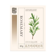 녹차원 로즈마리 20티백, 1g, 20개입, 2개