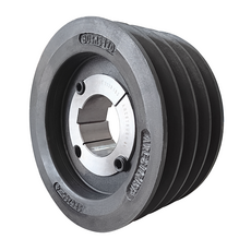 ARESTBUSH 錐套式三角皮帶輪 SPC160 4G 工業用皮帶輪組, 1個, 黑