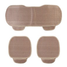 자동차 쿨시트 방석 3종세트 브라운 통풍방석 등받&뉴진쇼핑&2024ea new*73324rB, 쿨/통풍, 1개