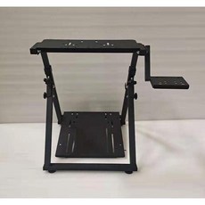 레이싱휠 거치대 핸들 레이싱거치대 플레이시트 레이싱의자 겜맥레이싱휠거치, 1개