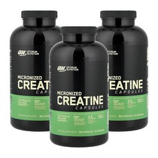 옵티멈 뉴트리션 마이크로나이즈드 크레아틴 1 250 mg Optimum Nutrition Micronized Creatine 300정, 3개
