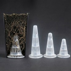 화분 배수망 분갈이 깔망 4단형 뿌리보호 5p, 소5p