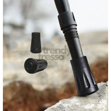 [1+1] 보호캡 촉 액세사리 등산스틱 1P 고무패킹 스틱마개, 블랙 1P, 2개