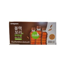 하이트 진로 블랙보리 무라벨 보리차 340ml 24입