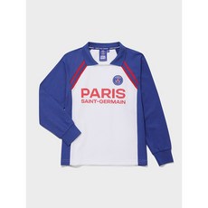 풋볼스탠다드 파리생제르맹 아동용 빅로고 카라 유니폼 롱슬리브 블루