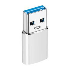 【ZA 喆安】USB3.2 Gen2 10G Type-A公 to C母OTG轉接頭 適用iPhone/手機/平板/筆電, 銀色, 1個