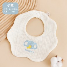 純棉縐佈泡泡紗佈圍嘴嬰兒口水巾寶寶柔軟圍兜全棉a類紗佈口水巾