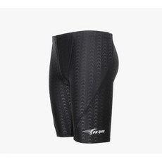 仿鯊魚皮平角五分泳褲