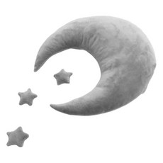 shangren 신생아 사진 포즈 베개 아기 사진 소품 보육실 장식을위한 달 베개 별 세트