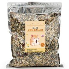 포시즌 햄스터 프리미엄 대용량 사료 3k, 1개, 3kg
