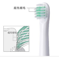 OMRON 歐姆龍 電動牙刷替換刷頭 SB-182, 1個, SB-182--極細毛刷頭 (2入裝)