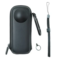 Insta360 X3 카메라 용 미니 보관 케이스 화면 보호기 스포츠 360 액세서리 휴대용 PU 가방, 1개, 01 Bag