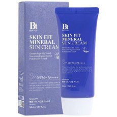 벤튼 스킨핏 미네랄 선크림 SPF50+ PA++++, 50ml, 1개