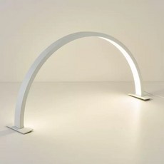 YIDA 無段調光 LED 美甲檯燈 直徑75cm 50瓦 半月型桌面燈, 1個, 無鑽, N/A