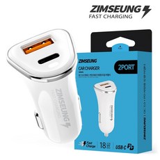 (짐승) 퀄컴3.0+PD 18W 차량용 듀얼어댑터 non+6479AV