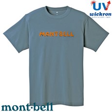 mont-bell Wickron Rock Logo 短袖排汗衣 抗UV 中性款