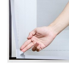 자석 스티커 비즈니스용 표지판 자기 고무자석 차량용, 화이트 프레임+화이트 메시