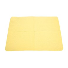 寵物吸水毛巾 鹿皮巾 狗狗洗澡速乾毛巾 貓咪浴巾 瓶裝 大號, 平紋黃, 10個