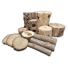 루나벅스 천연 참나무 곤충용품, 1세트, 03.참나무 놀이목 대 2개