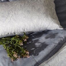 인하우스 아도니스 (그레이) - 면 80수 사틴 홑겹이불커버 베개커버 (S Q)