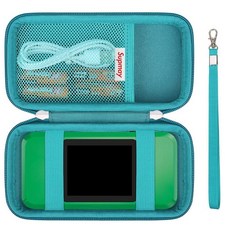 Supmay My Arcade Tetris Gamer V용 하드 여행용 케이스 전략 퍼즐 게임 휴대용 비디오 게임 시스템 휴대용 게임 보호 케이스 배터리 및 USB-C 케, 그린+그린