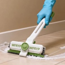 아엘루 3 in 1 360도 회전 화장실 청소솔 2개, 1세트, 그린