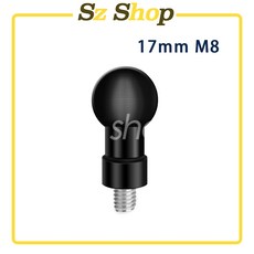運動相機摩托車配件轉接頭 M10 M8 M6 鋁合金連接桿 25mm 球頭轉接球頭, 【M8球頭 - 1️⃣7️⃣mm】