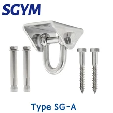 무거운 가방 행거 서스펜션 후크 콘크리트 나무 스윙 행거 세트 요가 해먹 의자 샌드백 스윙 500kg 용량, 02 SG-A