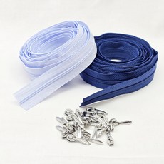 3호 롤지퍼 4.5M (눈물슬라이드 20개), 2개, 스카이+진파랑